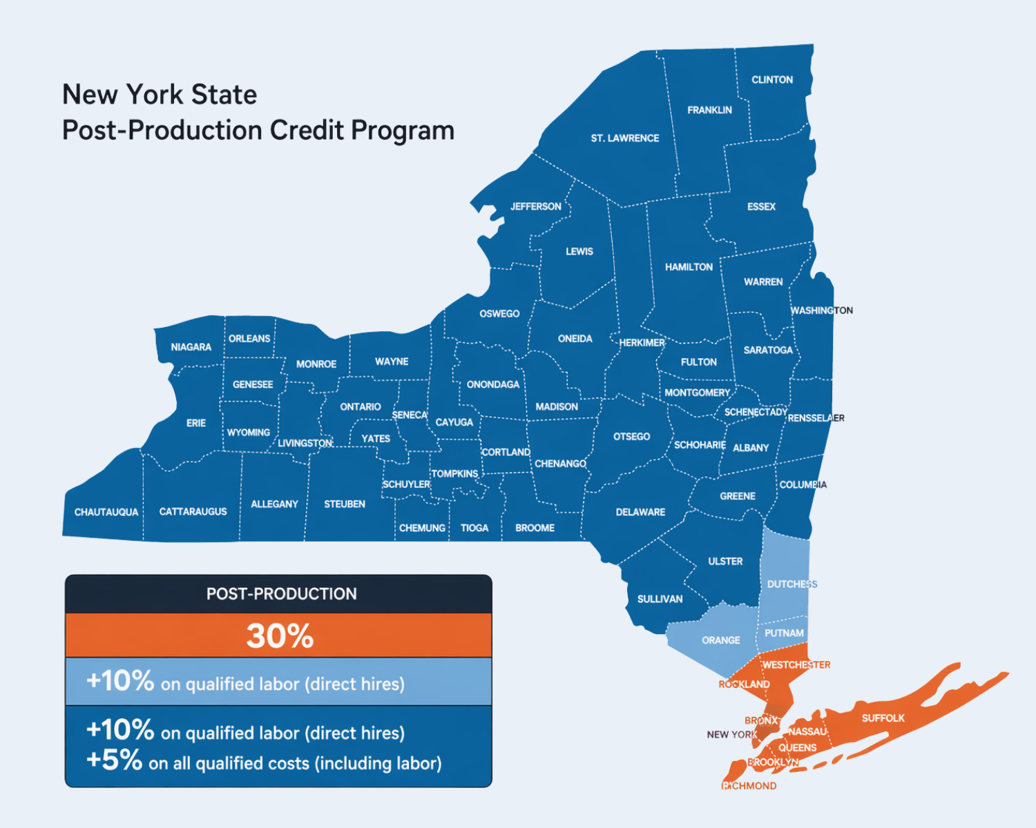 New York State Post Production Credit Map5